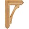 Ekena Millwork Legacy Arts and Crafts Rough Sawn Bracket w/ Offset Brace, Western Red Cedar, 8"W x 24"D x 36"H BKT0806X24X36LEC03RWR - alternate 4